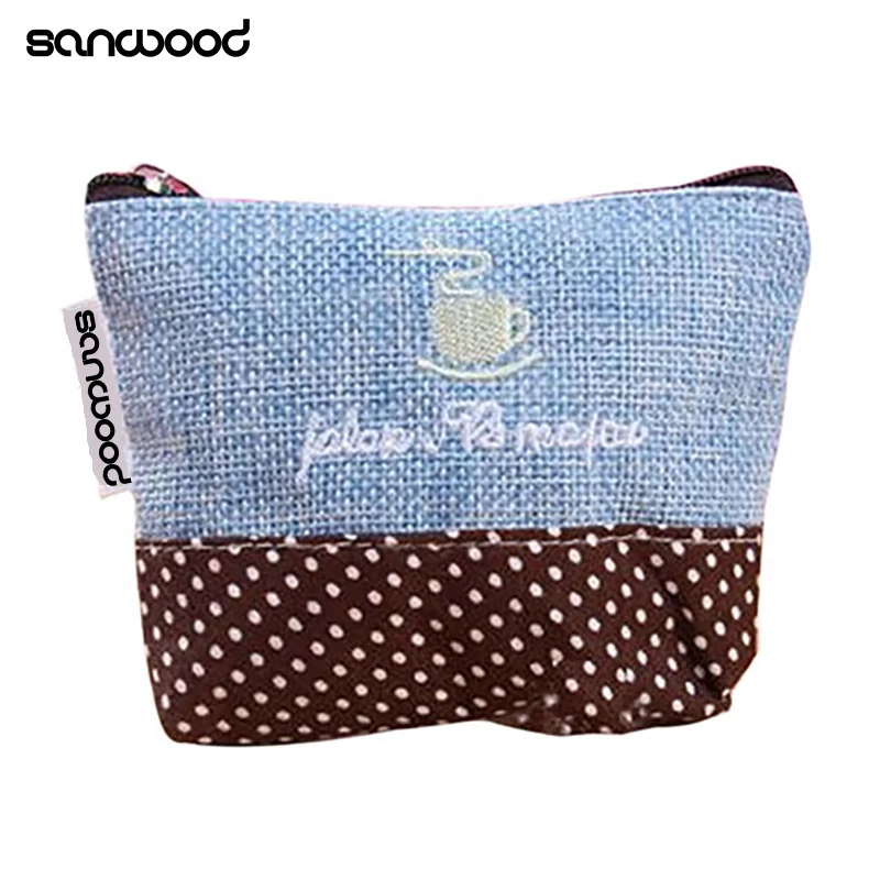 2016 новый дизайн мини кошелек для монет ретро Хлопковая Сумка сумка денег на