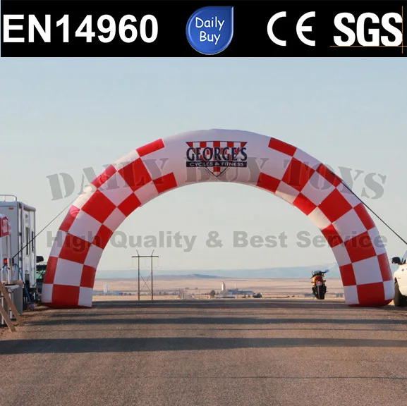 

AR22 25 футов стандартная надувная Шахматная Арка/Арка Гонки/вход события/финишная линия/арка для триатлона