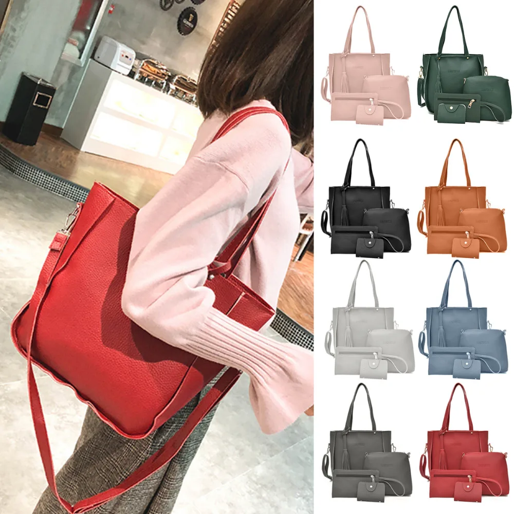 4 шт./компл. модные женские туфли женская обувь (полиуретан) с зернистой фактурой