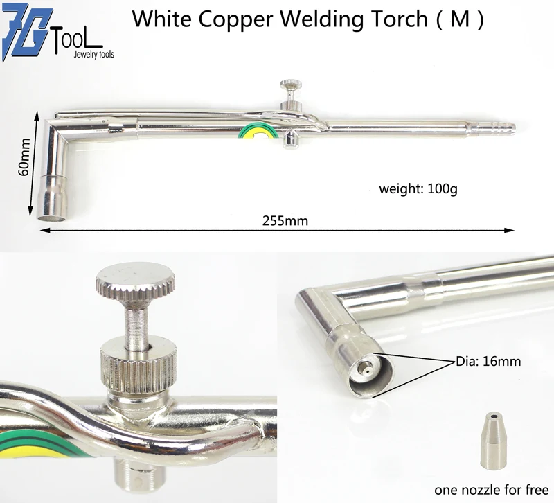 white torch M Бензиновый ювелирный газовый фонарь, зажигалка, небольшой фонарь, горелка, газовая пайка, сварочное оборудование, набор инструментов, пистолет для пламени - Цвет: white torch M