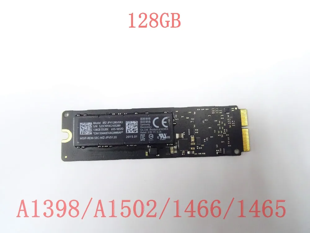 Твердотельный накопитель 2015 года для Apple Macbook Pro Retina A1502 A1398 Air A1466 A1465 SSD 128
