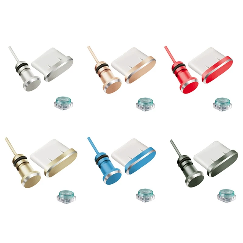 Новые металлические порт зарядки Micro USB для наушников Пылезащитная заглушка Android