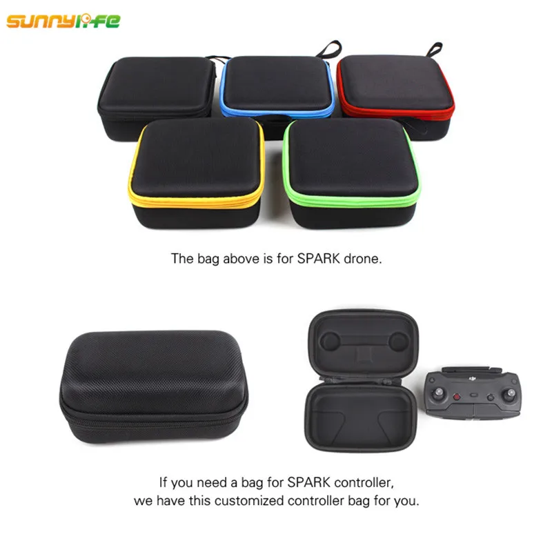 Sunnylife DJI Spark Drone Мини портативный сумка для хранения БПЛА тела батарея реквизит