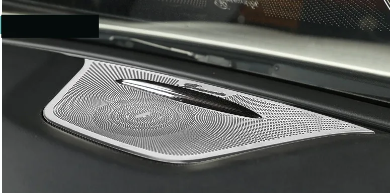 

For Mercedes-Benz GLA X156 CLA C117 A Class W176 Car Stainless Hi-End Speaker Alloy Dashboard Loudspeaker Interior Cover Trim