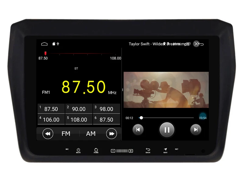 Deluxe Edition автомобильный Android 9 0 плеер для Suzuki SWIFT 2018 стерео автомобильные Планшеты 4G