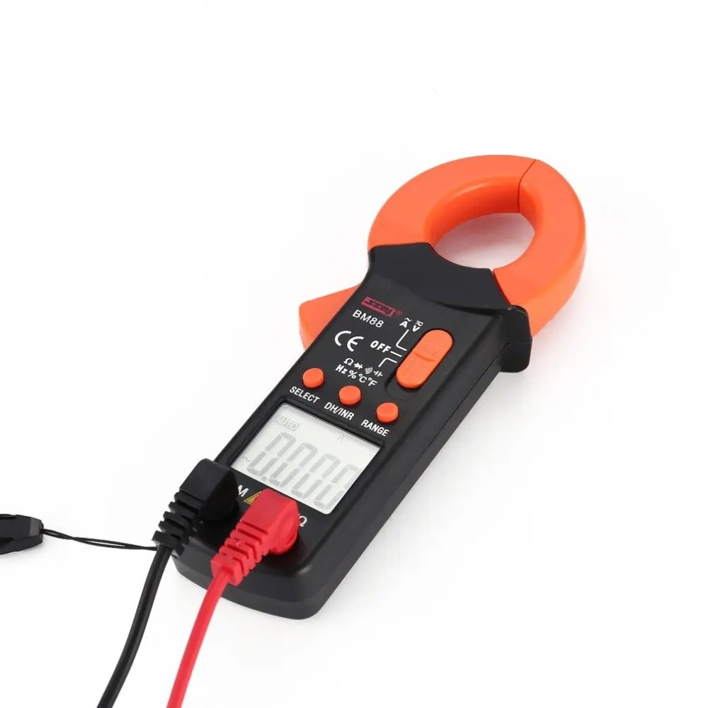 SZBJ BM87/BM88 Цифровой DC/AC клещи портативный мультиметр Вольт Ампер Ом диодный тестер