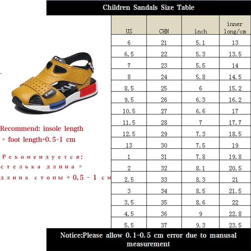 2019 детские сандалии из натуральной кожи летние пляжные воловьей Накладка для