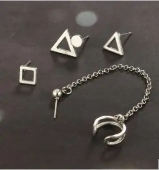 4 шт./компл. модные богемные Металлические Стильные треугольные и круглые