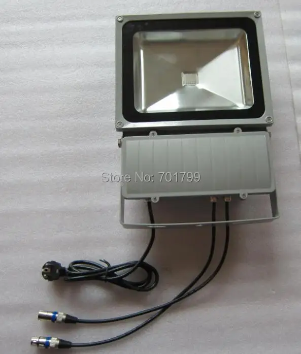 90 Вт RGB поток света dmx AC85 265V вход может управляться контроллером напрямую Размер: