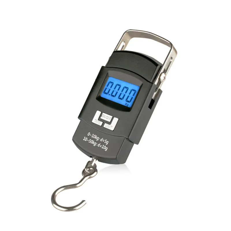 Цифровые Мини весы для рыбалки багажа путешествий 50 кг 10 г|luggage scale|portable scalehanging scale