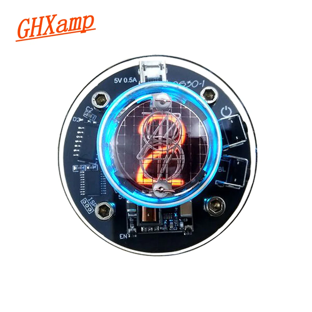 GHXAMP светящиеся часы с одной трубкой nixie RGB светодиодный электронные аксессуары DC5V
