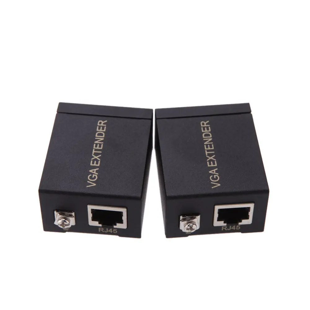 Aikexin 60 м расширитель VGA повторитель по RJ45 Cat5/6 сетевой кабель до UTP (1 передатчик + 1