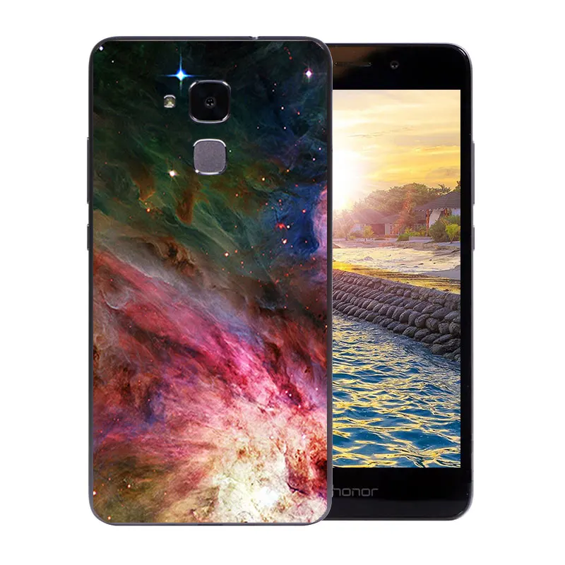 Чехлы для телефонов 5 2 дюйма Huawei Honor 5C прозрачный мягкий силиконовый чехол 7 Lite GT3