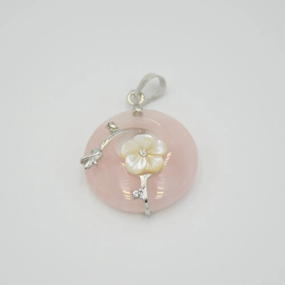 Ожерелье женское из натурального кварца розы авантюрина|Подвески| |