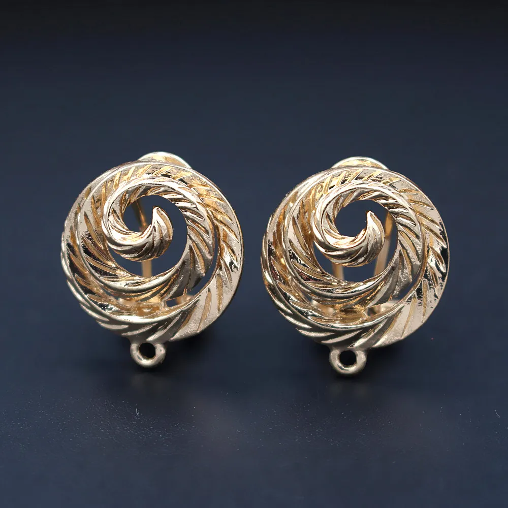 Серьги соединитель для поста Linker зажим спины вихревая основа индийский арабский