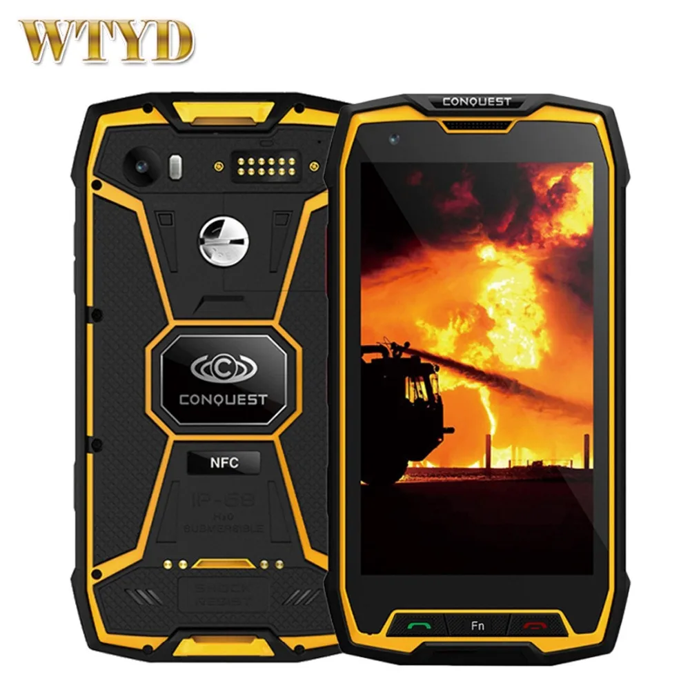 Conquest S9 смартфон с 5 дюймовым дисплеем восьмиядерным процессором MTK6757 ОЗУ 6 ГБ ПЗУ 7