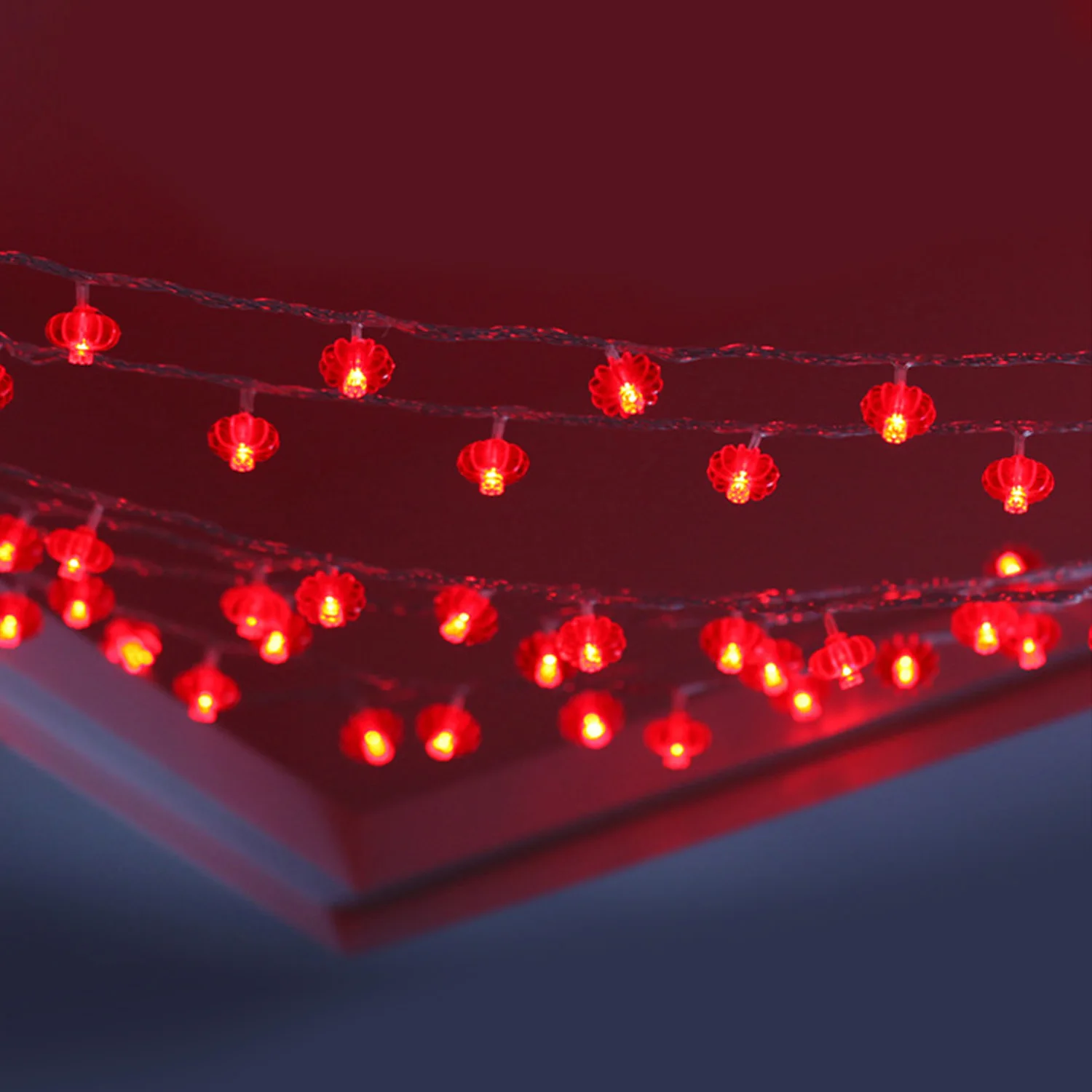 Behogar 5 м в переменного тока 50 LED Батарея работает Фонари Строки на китайский новый