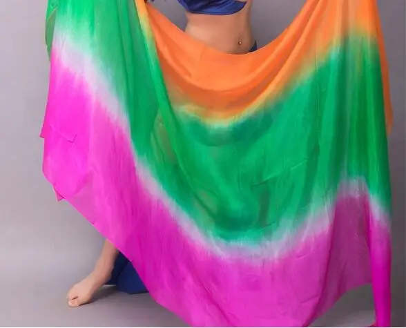 Шелковая вуаль для танца Bellydance 100% женские шарфы ручной работы реквизит танцев 250