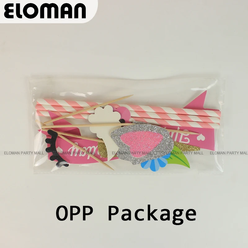 ELOMAN unicorn cake topper for baby shower birthday party decoration | Дом и сад