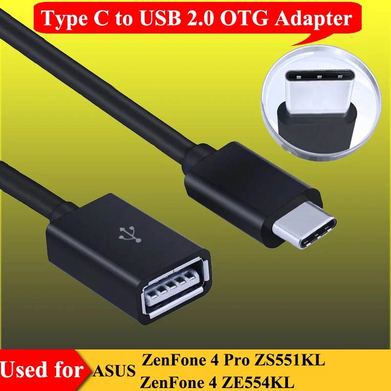 Переходник для передачи данных с USB 3 1 на 2 0 OTG типа C Asus ZenFone 4 Pro ZS551KL / ZE554KL Тип |