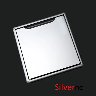 Silver Тонкое настенное крепление Складное Сиденье табурет мягкое медленное движение ванна шкаф Cloakroom Vestibule - Цвет: Silver
