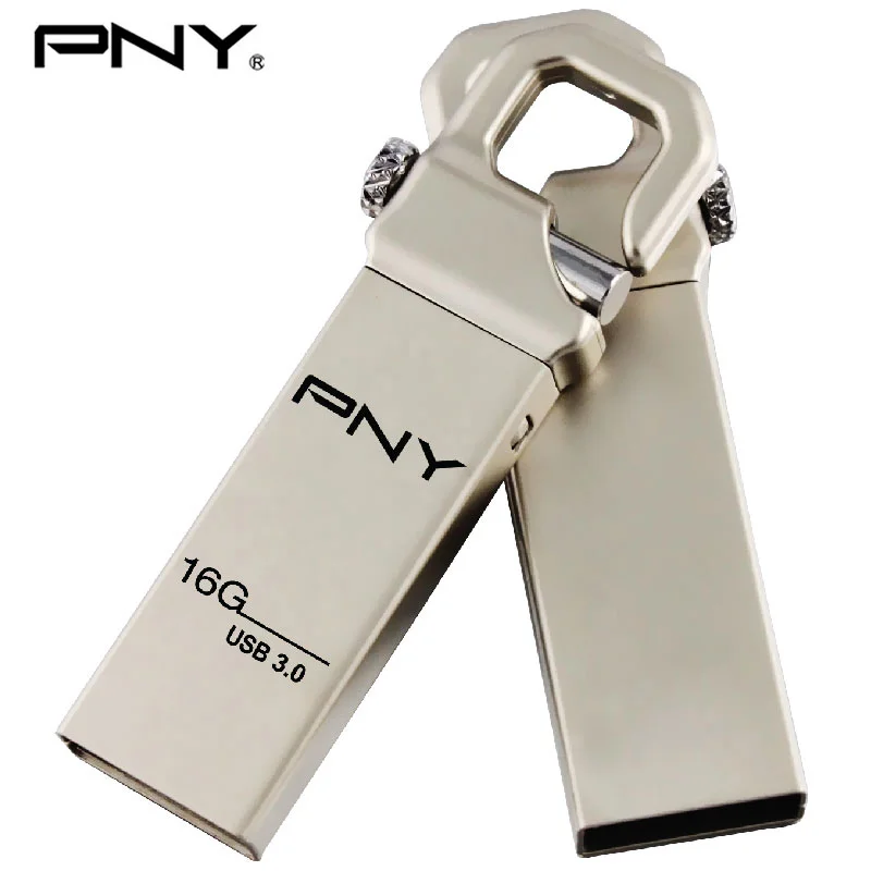 флешка Pny usb flash drive 32 ГБ 3.0 металла pendrive крюк attache3.0 cle memory stick бизнес подарок логотип