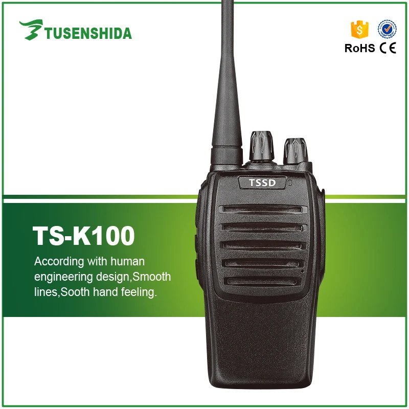 Рация VHF или UHF Ham с литий ионным аккумулятором 1500 мАч TSSD TS K100 бесплатная