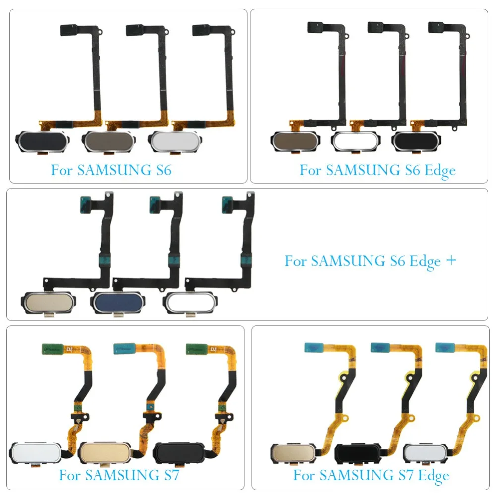 Кнопка Home для samsung Galaxy S6/S6 Edge/S6 Edge Plus/S6 +/S7/S7 сенсорный ID сенсор гибкий кабель