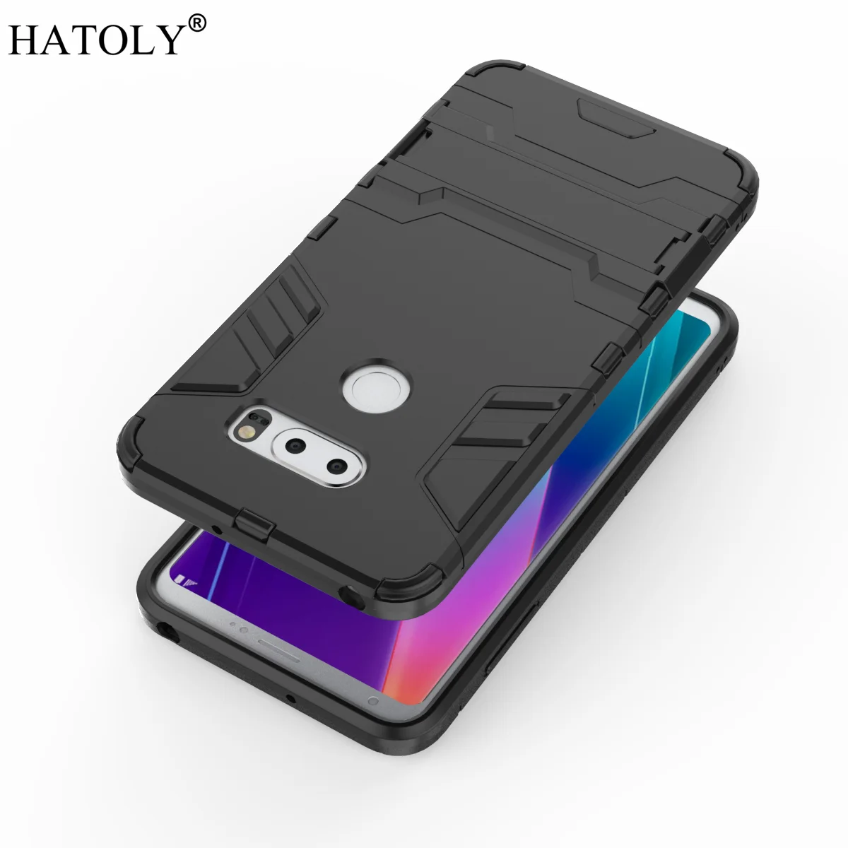 Чехол HATOLY для LG V30S резиновый чехол-броня робота тонкий жесткий чехол телефона ThinQ