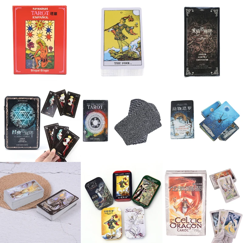1 комплект английский лучистый Райдер Waite Tarot карты Таро Smith палуба семейная