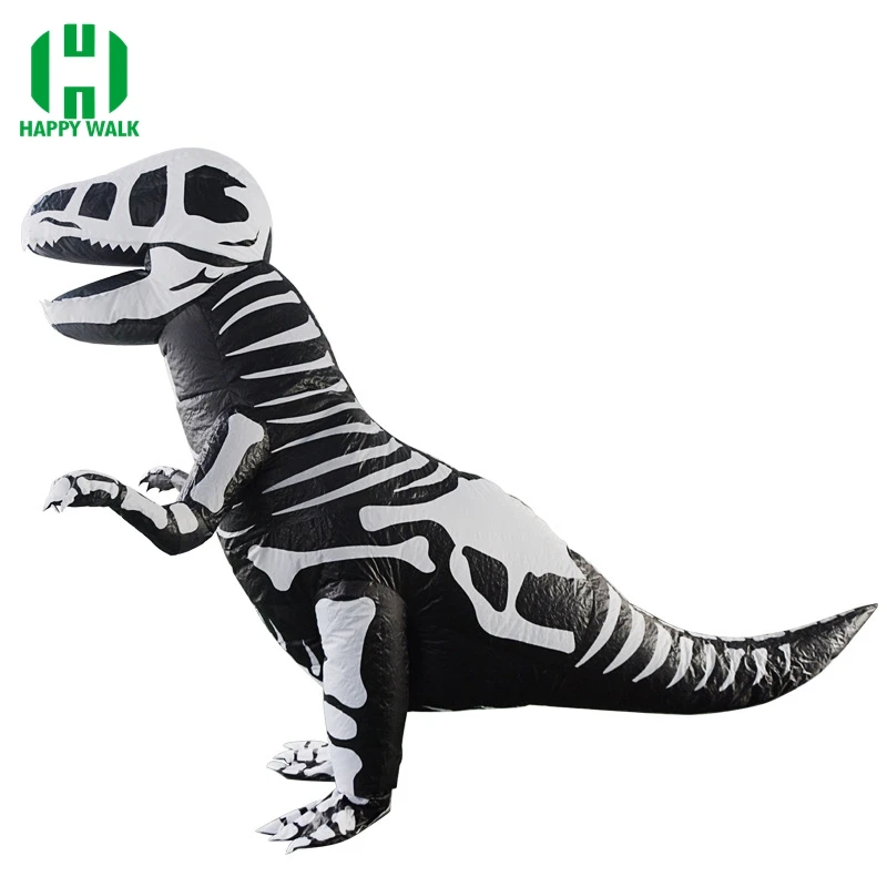 Праздничный карнавальный костюм динозавра надувной T-Rex забавные вечерние платья