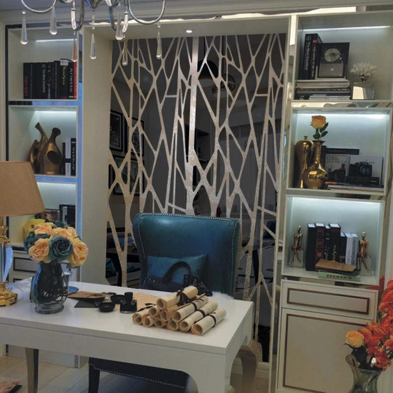 Акриловые Настенные 3D наклейки с большим рисунком дерева модные домашние