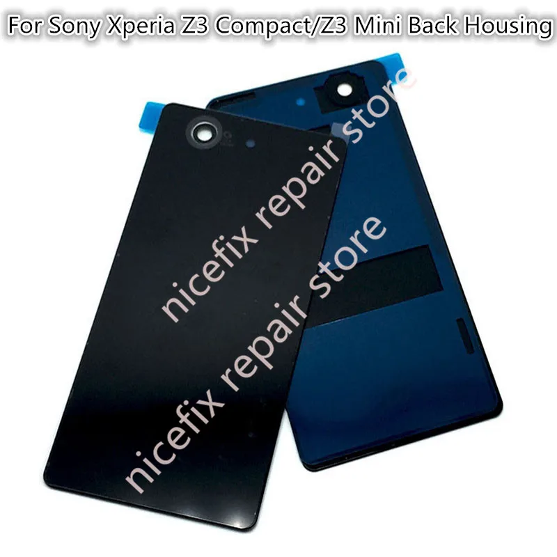Для SONY Xperia Z3 Compact /z3 mini D5803 D5833 стеклянная задняя крышка корпуса сменная батарейный