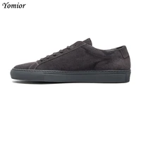 yomior high quality men casual shoes fashion autumn comfortable shoes genuine leather formal flats white loafers sneakers