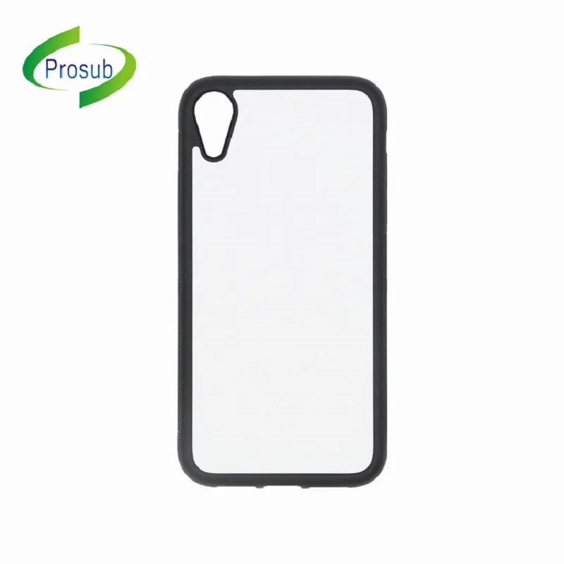 2D TPU +PC Sublimation Phone Case Heat Transfer Mobile Diy Blank Smartphone Cover For Iphone XR |