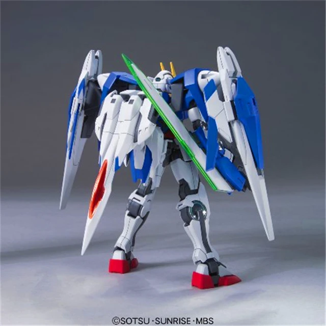 Модель Gundam HG 1/144 DAUBLE O EXIA 00 RAISER+ меч GN 3 GUNDAM готовая одежда один робот Bandai мобильный костюм детские игрушки