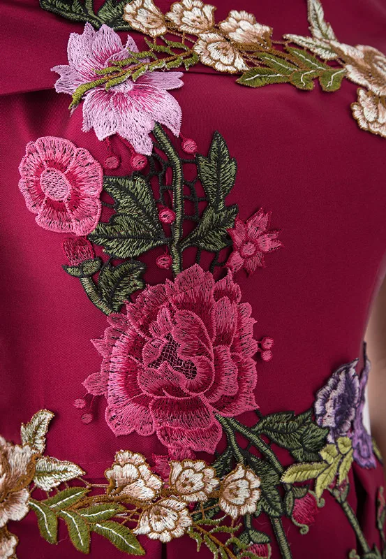 Вечернее платье Abendkleider 2019 дизайнерские бордовые платья выпускного вечера