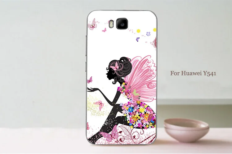 For HUAWEI Y541 Y5C Protect Skin Back Cover Bright 10 Colored Design Case 3D diy Painting Huawei y541 Y5c case cover Shell | Мобильные