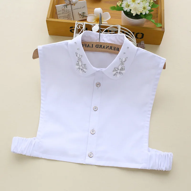 

Shirt 2019 Women Sweater Decorative Collar Fake Collar Shirts Detachable Collars