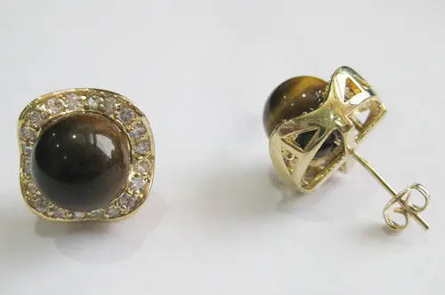 Новые серьги из натурального камня светло зеленого розового фиолетового