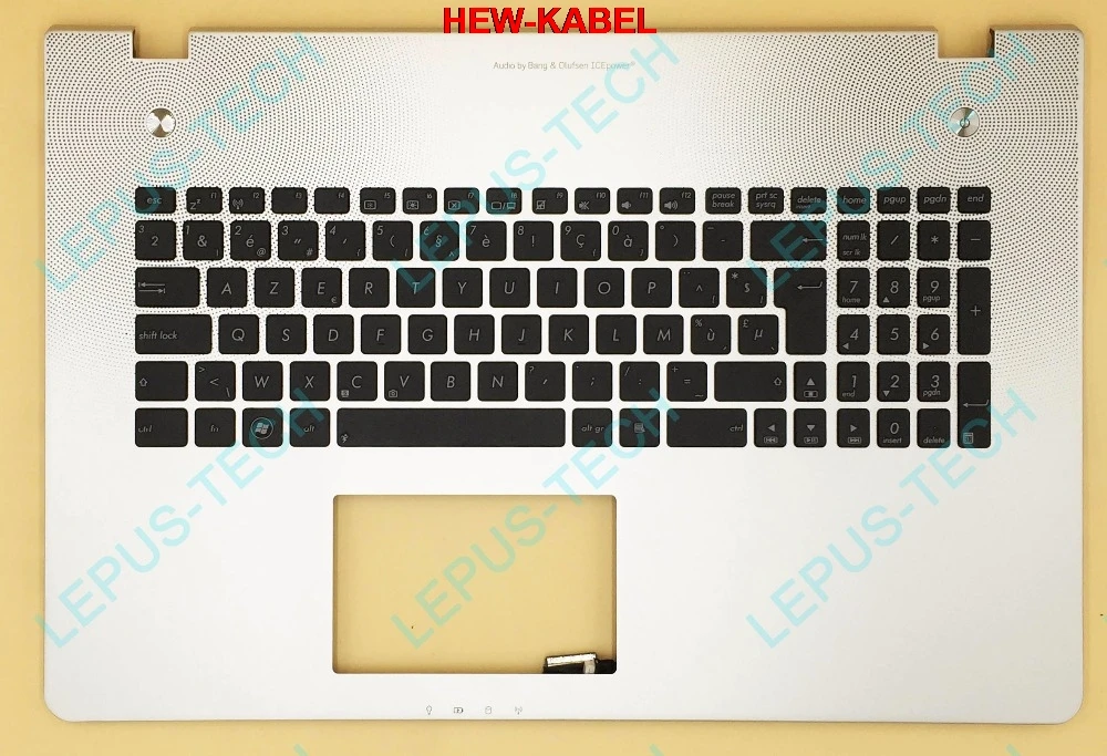 BE Бельгия UK FR Клавиатура для ASUS N76 N76V N76VB N76VJ N76VM N76VZ верхняя крышка чехол Palmrest 90r