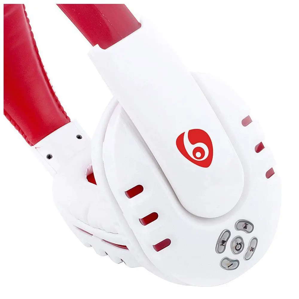 OVLENG белый красный профессиональный беспроводной V8 Bluetooth Игровые наушники стерео