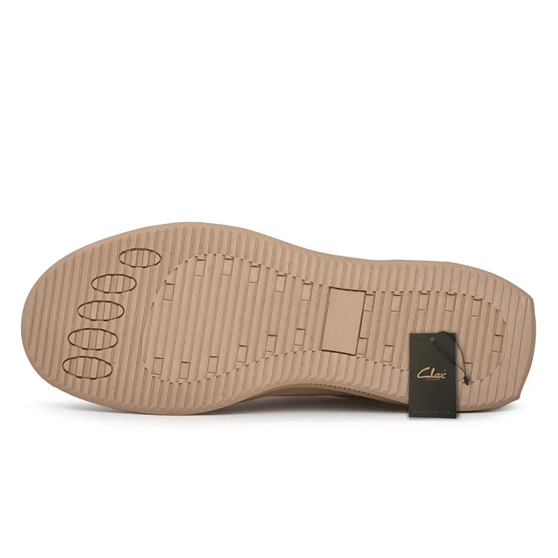 CLAX мужчин кожаные ботинки Мода мужской Повседневное обуви замши Для прогулочная