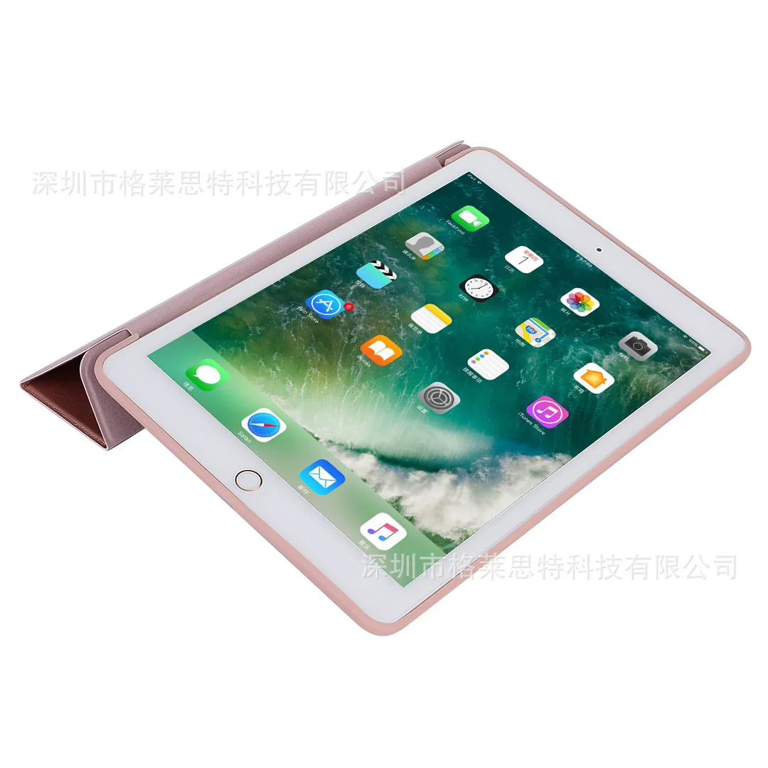 Для iPad 9,7 чехол из искусственной кожи Силиконовый мягкий чехол A1822 A1893 Трансформеры тонкий умный чехол для iPad чехол 9,7 дюймов