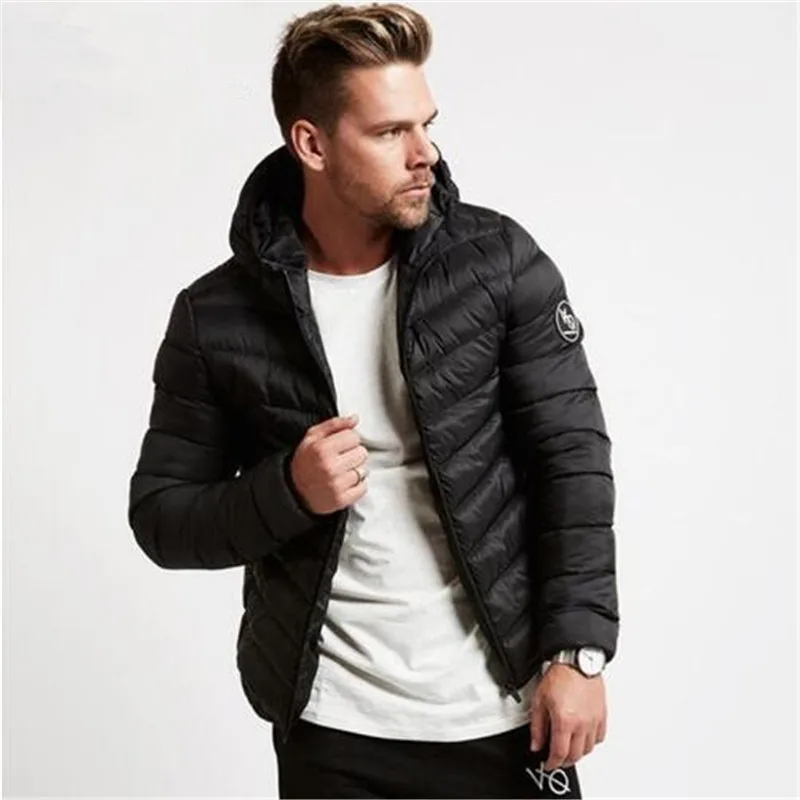 In the winter of 2017 men sweatshirt ultra thin relatively mask feather coat jackets jerseys man | Мужская одежда