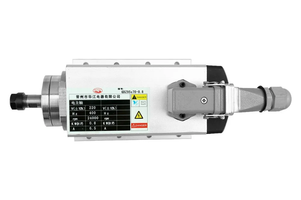 220 V CNC шпиндель 0.8KW квадратный шпиндель Электродвигатель с воздушным охлаждением cnc 800 W шпиндель мотор шпиндель для станка