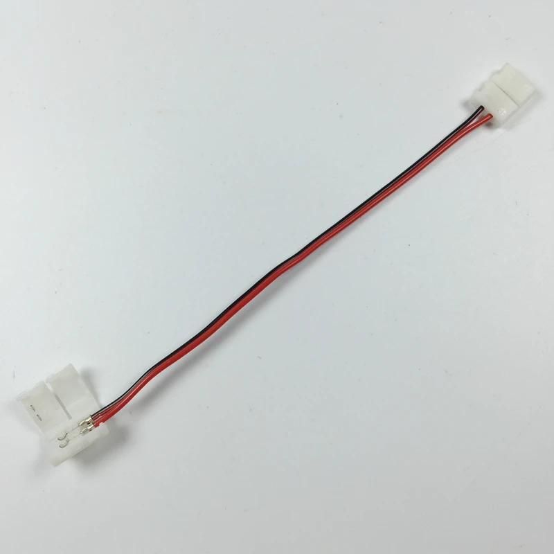 8mm 2 pin led strip connector 3528 extension cable wire accessories both end with 10pcs/lot | Обустройство дома