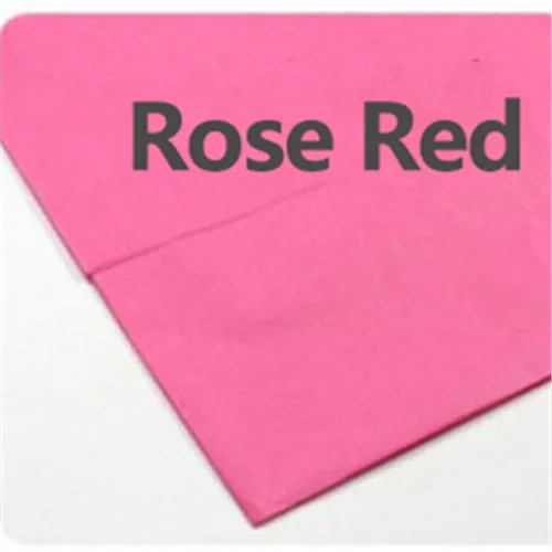 Rose 20 листов 50*66 см тканевая бумага цветок одежда рубашка обувь подарочная упаковка крафт бумага рулон домашний декор, винная оберточная бумага s - Цвет: Rose