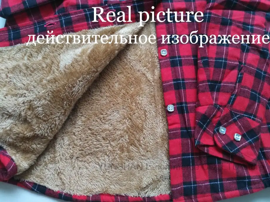 Женская фланелевая рубашка в клетку, Вельветовая плотная теплая женская блузка с длинным рукавом, зимние топы, Blusas Femininas Chemise Femme размера плюс