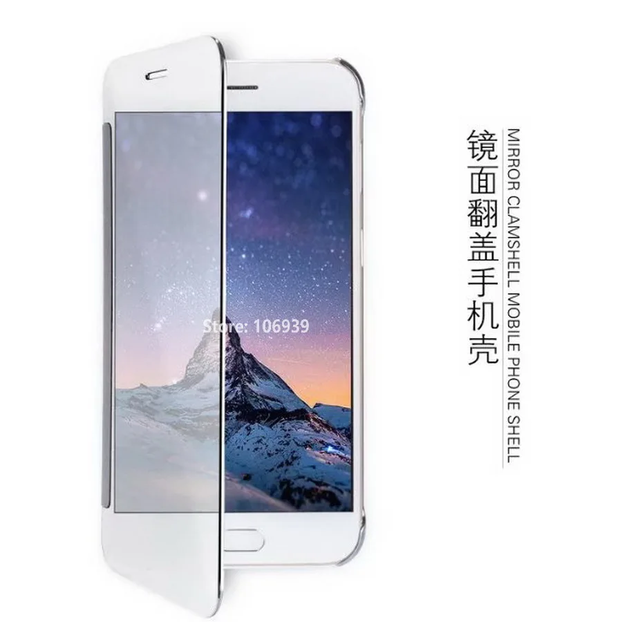 Модные Best Роскошные Покрытие Гальваническое Clear View Жесткий PC флип Filp зеркало